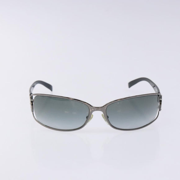 BVLGARI Sunglasses Metal Silver Auth BA5370
