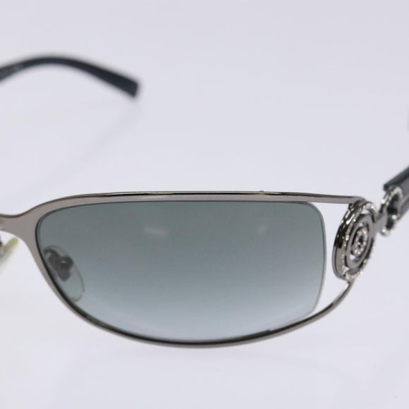 BVLGARI Sunglasses Metal Silver Auth BA5370