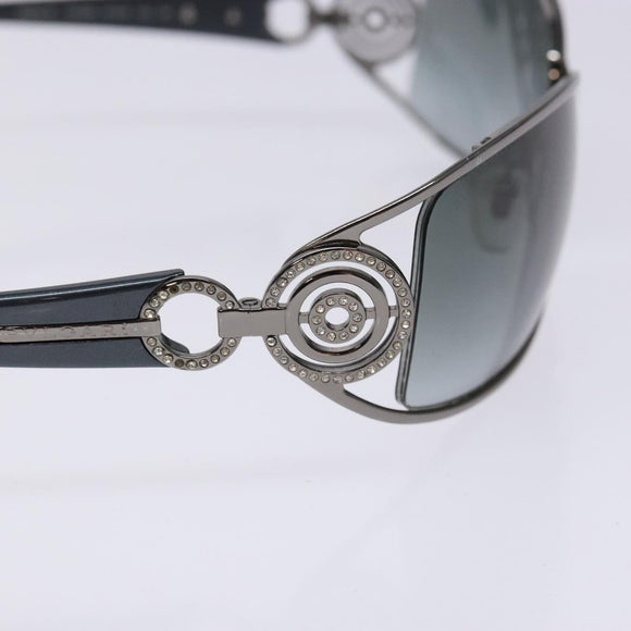 BVLGARI Sunglasses Metal Silver Auth BA5370