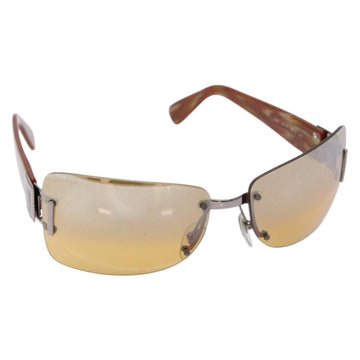 BVLGARI Sunglasses Plastic Brown Auth BA5371