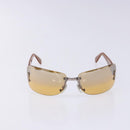 BVLGARI Sunglasses Plastic Brown Auth BA5371-2