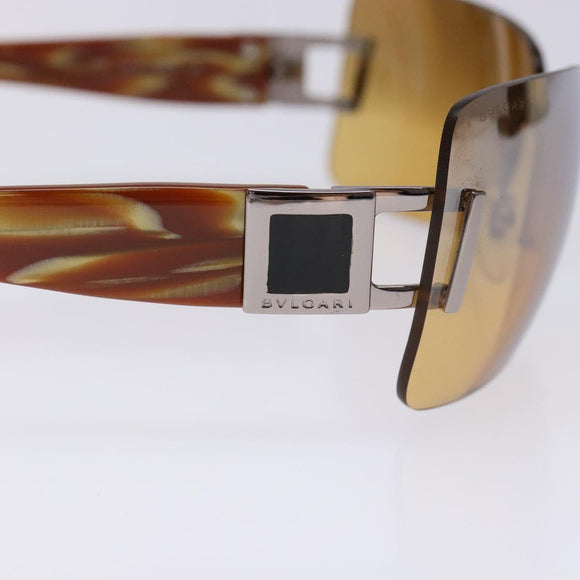 BVLGARI Sonnenbrille Kunststoff Braun Auth BA5371
