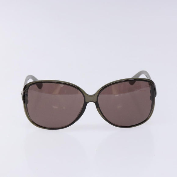 GUCCI Sunglasses Plastic Brown Auth BA5374