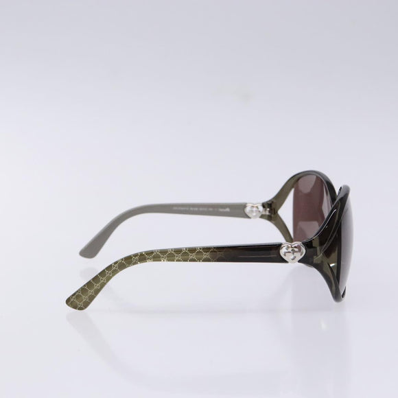 GUCCI Sunglasses Plastic Brown Auth BA5374