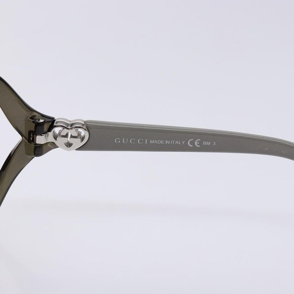 GUCCI Sunglasses Plastic Brown Auth BA5374