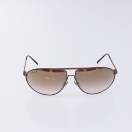 GUCCI Sunglasses Metal Brown Auth BA5375 - 0
