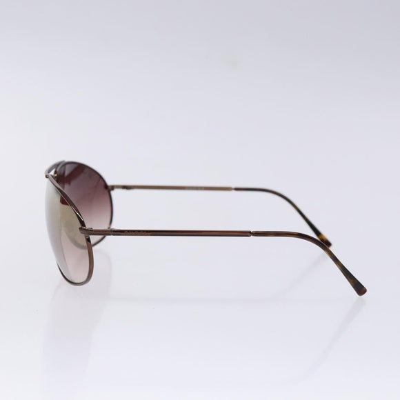 GUCCI Sunglasses Metal Brown Auth BA5375
