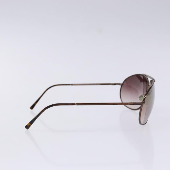 GUCCI Sunglasses Metal Brown Auth BA5375