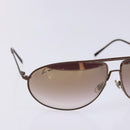 GUCCI Sunglasses Metal Brown Auth BA5375-6