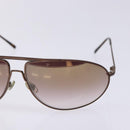 GUCCI Sunglasses Metal Brown Auth BA5375-7