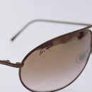 GUCCI Sunglasses Metal Brown Auth BA5375-9
