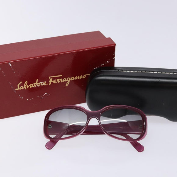 Salvatore Ferragamo Sunglasses Plastic Purple Auth BA5377