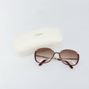 Chloe Sunglasses Plastic Gold Auth BA5378-11
