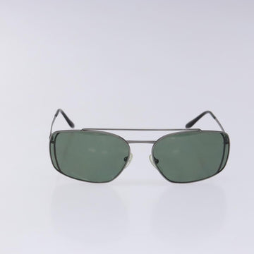 PRADA Sunglasses Metal Silver Auth BA5379 - 0