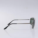 PRADA Sunglasses Metal Silver Auth BA5379-5