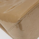 LOUIS VUITTON Monogram Vernis Reade PM Hand Bag Noisette M91334 LV Auth BA538-14