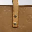 LOUIS VUITTON Monogram Vernis Reade PM Hand Bag Noisette M91334 LV Auth BA538-10