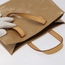 LOUIS VUITTON Monogram Vernis Reade PM Hand Bag Noisette M91334 LV Auth BA538-6
