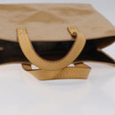 LOUIS VUITTON Monogram Vernis Reade PM Hand Bag Noisette M91334 LV Auth BA538-7