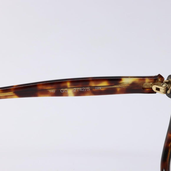 GUCCI Sunglasses Plastic Brown Auth BA5382