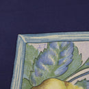 HERMES Carre 90 Scarf ""GIVERNY"" Silk Blue Auth BA5386-11