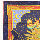 HERMES Carre 90 Scarf ""CARPE DIEM"" Silk Navy Auth BA5387-2