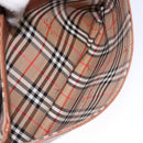 Burberrys Shoulder Bag Leather Brown Gold Auth BA5389-20