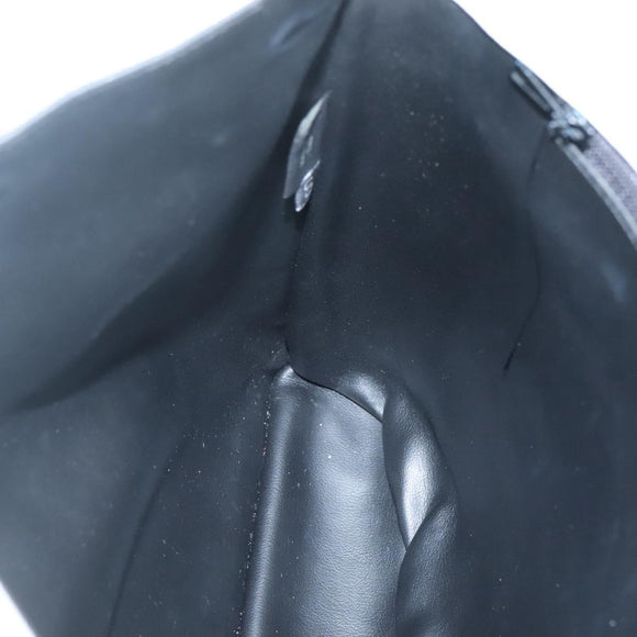 BALLY Quilted Shoulder Bag Leather White Gold Auth BA5391