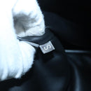 BALLY Quilted Shoulder Bag Leather White Gold Auth BA5391-11