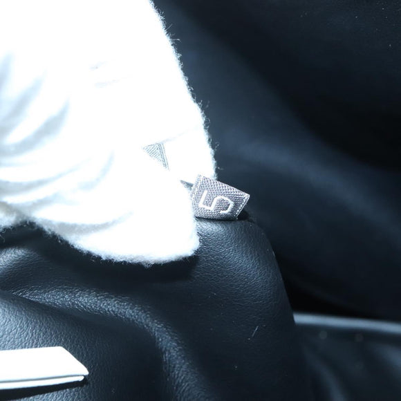 BALLY Quilted Shoulder Bag Leather White Gold Auth BA5391