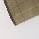 Burberrys Dior Honeycomb Nova Check Bag Canvas 2Set Beige Black Auth BA5392-14