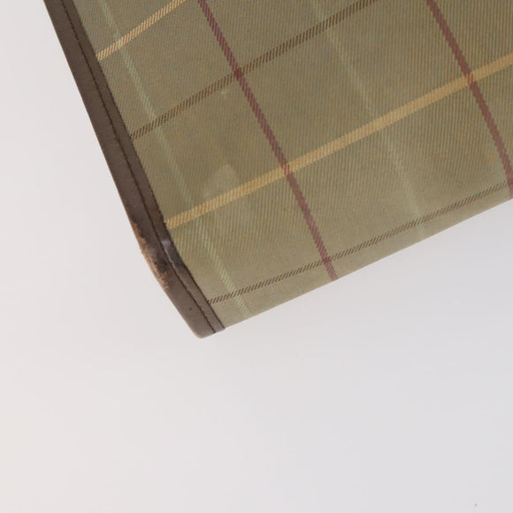 Burberrys Dior Honeycomb Nova Check Bag Canvas 2Set Beige Black Auth BA5392