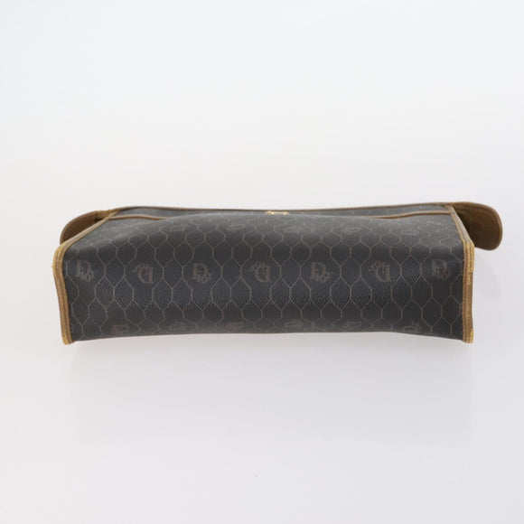 Burberrys Dior Honeycomb Nova Check Bag Canvas 2Set Beige Black Auth BA5392