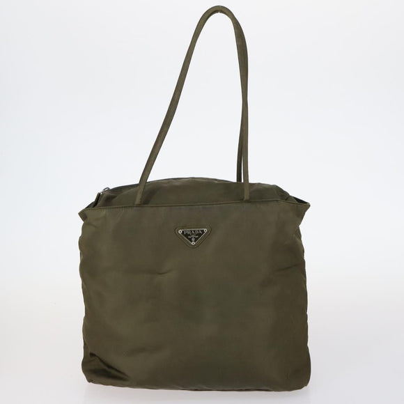 BALLY Celine PRADA C Macadam Bag Nylon Enamel 3Set Beige Khaki black Auth BA5394