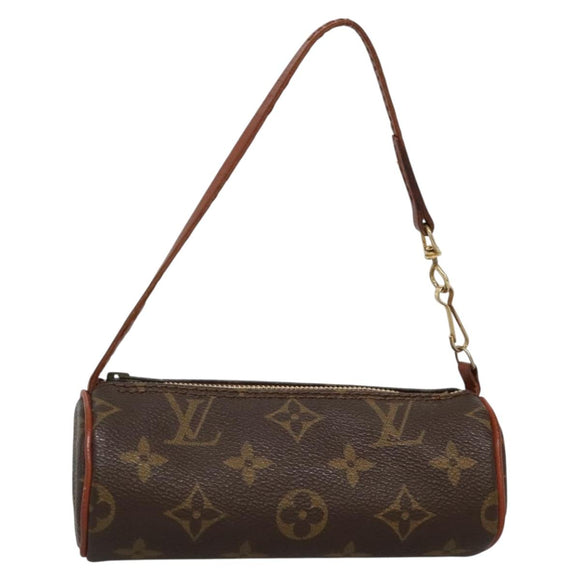 LOUIS VUITTON Monogram Papillon Pouch Vintage LV Auth BA5396