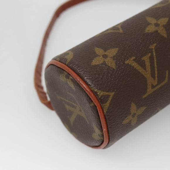 LOUIS VUITTON Monogram Papillon Pouch Vintage LV Auth BA5396