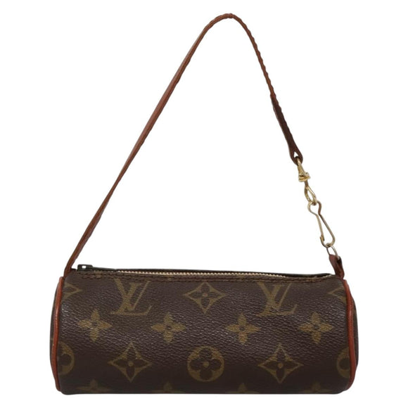 LOUIS VUITTON Monogram Papillon Pouch Vintage LV Auth BA5396
