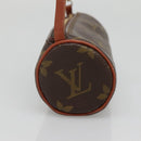 LOUIS VUITTON Monogram Papillon Pouch Vintage LV Auth BA5396-3