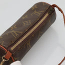 LOUIS VUITTON Monogram Papillon Pouch Vintage LV Auth BA5396-6