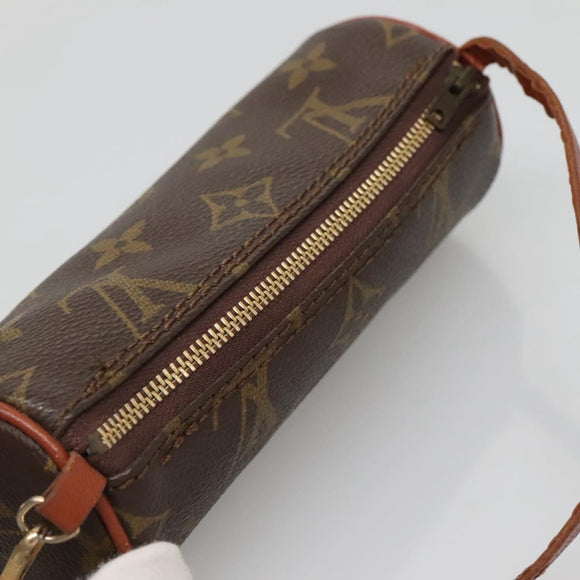 LOUIS VUITTON Monogram Papillon Pouch Vintage LV Auth BA5396