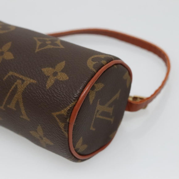 LOUIS VUITTON Monogram Papillon Pouch LV Auth BA5397