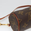 LOUIS VUITTON Monogram Papillon Pouch LV Auth BA5397-16