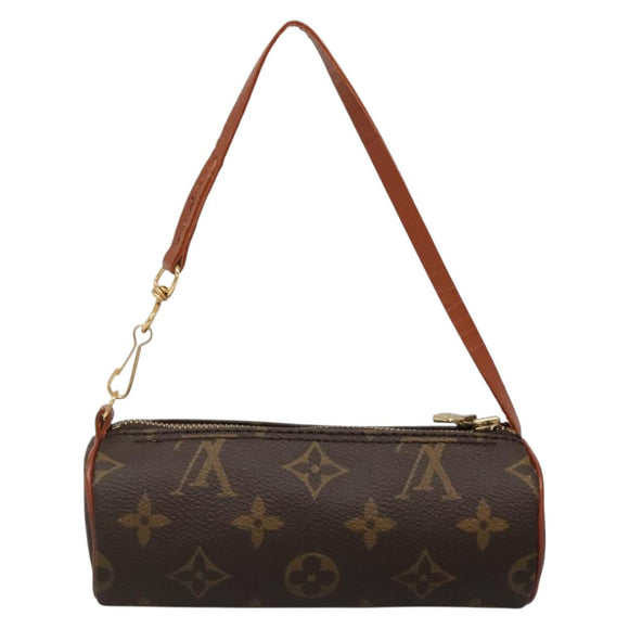 LOUIS VUITTON Monogram Papillon Pouch LV Auth BA5397
