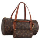 LOUIS VUITTON Monogram Papillon 30 Hand Bag M51385 LV Auth BA5399V-1