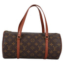 LOUIS VUITTON Monogram Papillon 30 Hand Bag M51385 LV Auth BA5399V-13