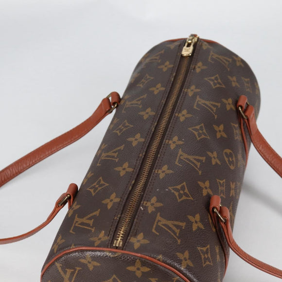 LOUIS VUITTON Monogram Papillon 30 Hand Bag M51385 LV Auth BA5399V