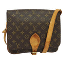 LOUIS VUITTON Monogram Cartouchiere GM Shoulder Bag M51252 LV Auth BA5403-1