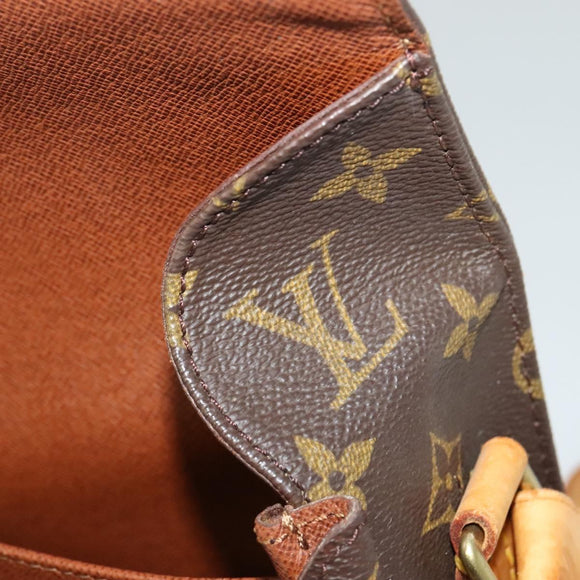 LOUIS VUITTON Monogram Cartouchiere GM Shoulder Bag M51252 LV Auth BA5403