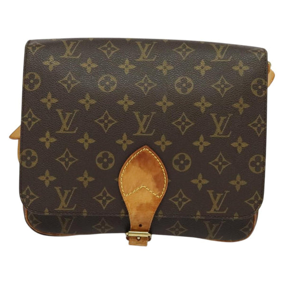 LOUIS VUITTON Monogram Cartouchiere GM Shoulder Bag M51252 LV Auth BA5403