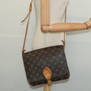 LOUIS VUITTON Monogram Cartouchiere GM Shoulder Bag M51252 LV Auth BA5403-25